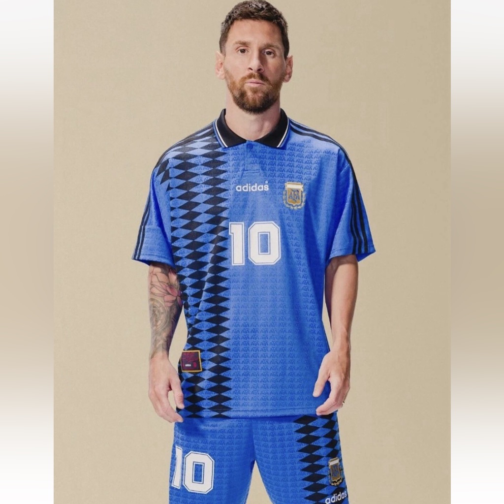 Nwt Adidas Football Collection Argentina 1994 Away Retro Jersey - Men’s Medium